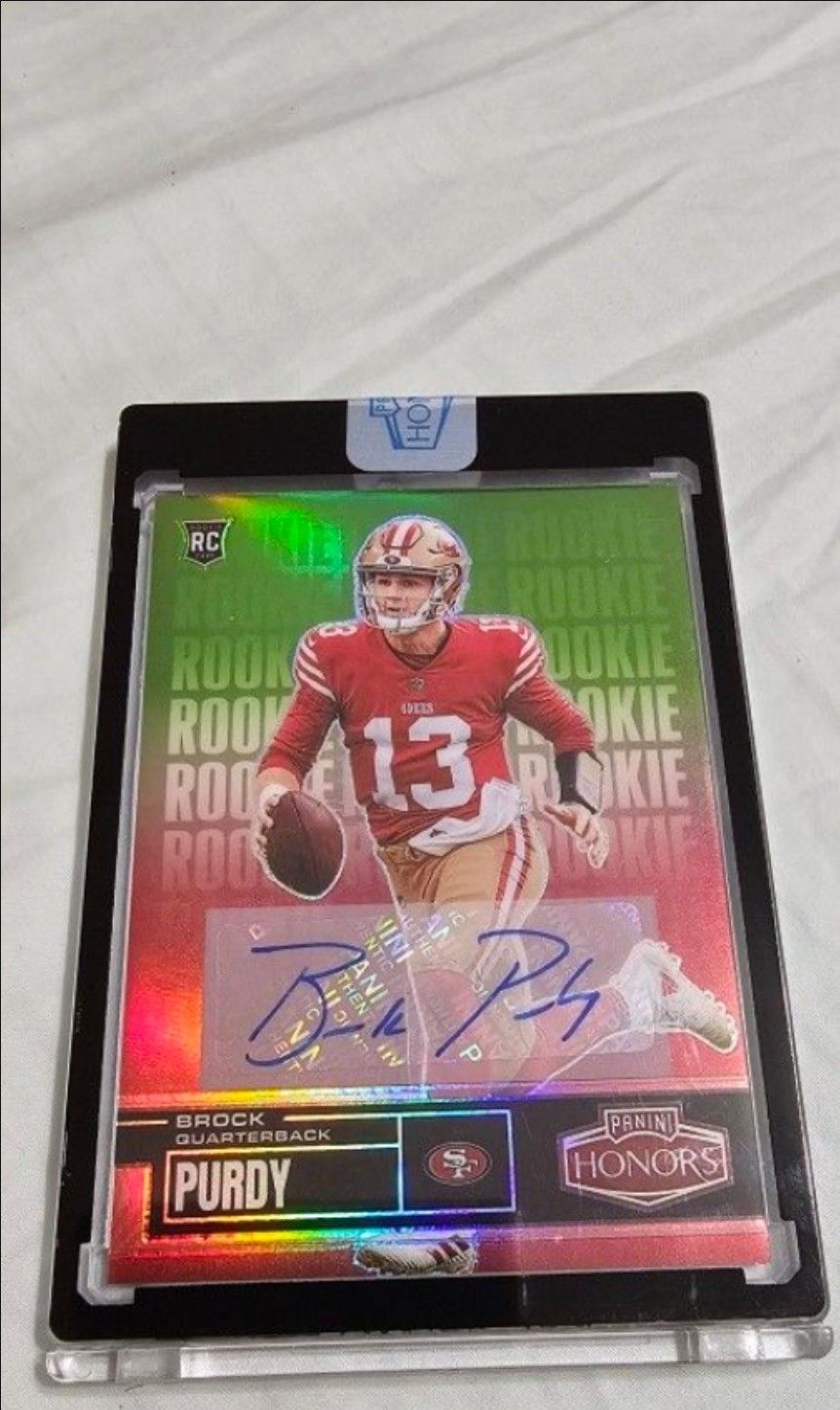 Brock Purdy Rc Card 18/20 With Signature