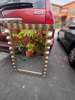 Mermaid shell style mirror 28 1/2"x40 1/2"
