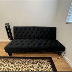 Black Zgallerie Futon Couch