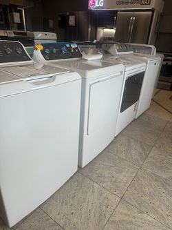Top/Front Load Washers & Dryers, Warranty Backed