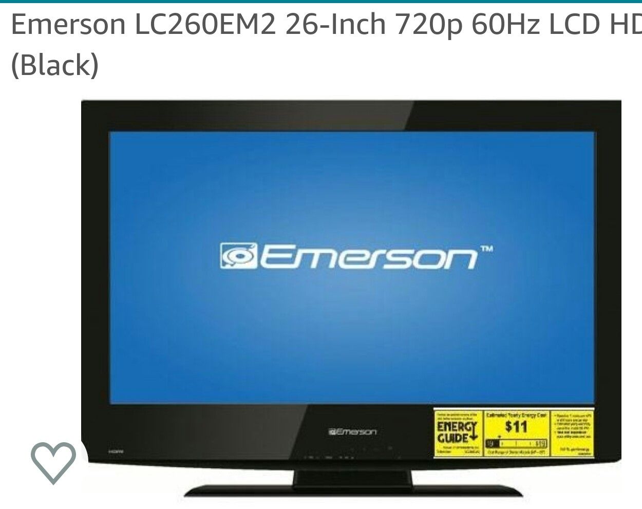 Emerson LC260EM2 26-Inch 720p 60Hz LCD HDTV