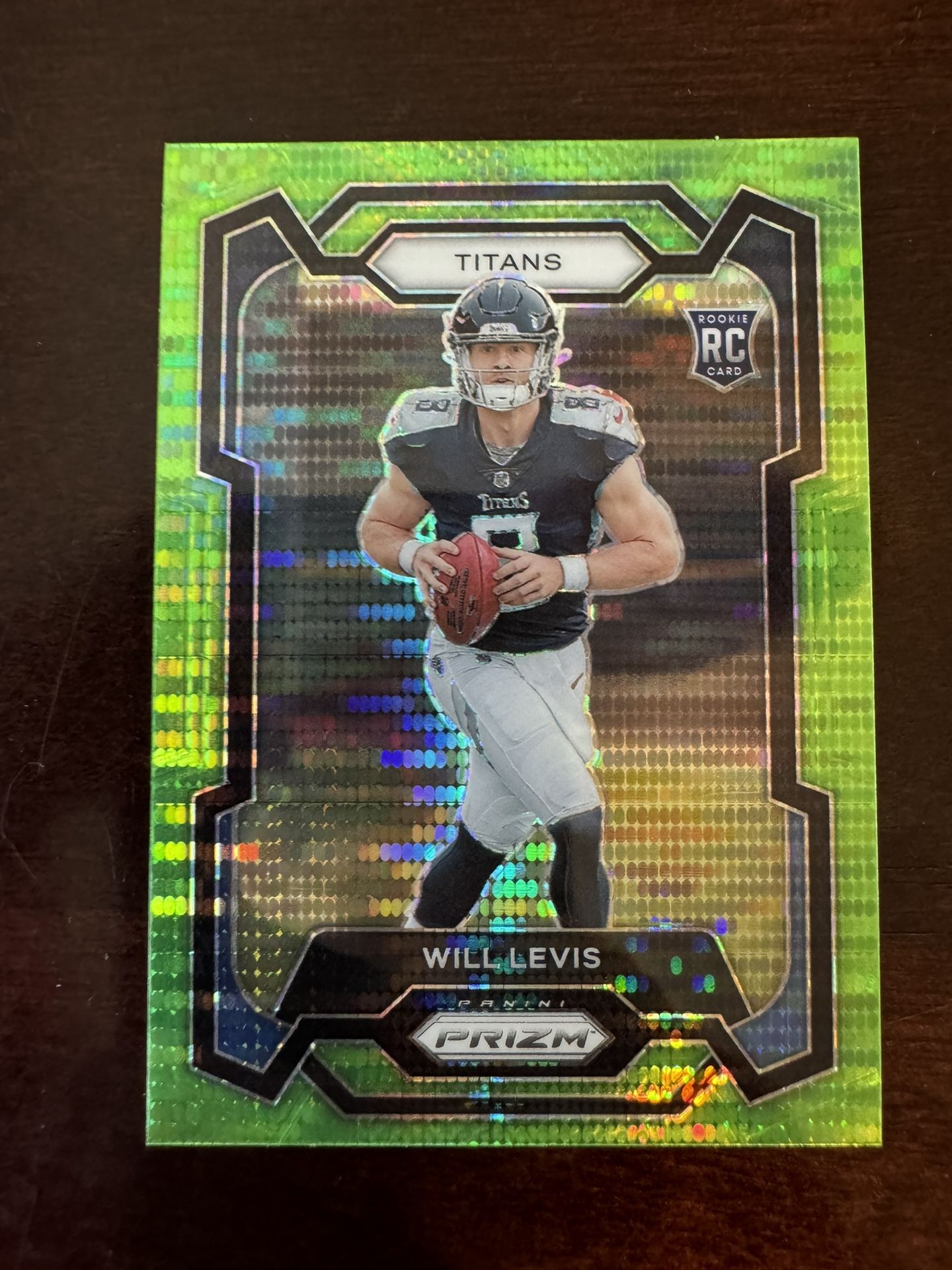 2023 Prizm Will Levis Green Pulsar Rookie #397 Titans 