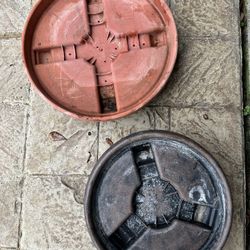 Plant Pot Trays With Wheels