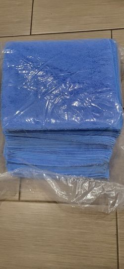60-Pack of All Purpose Microfiber Towels 12" X 12"- 300 GSM Professional Quality Towels. Used for Auto - Home- Multi Purpose.
