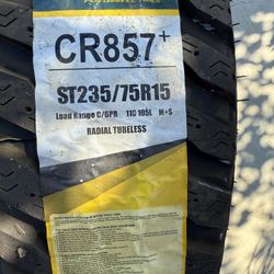 Westlake CR857 Trailer Tires New 3 Total