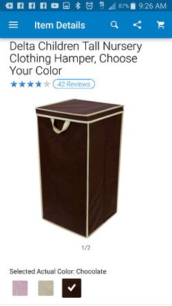 Delta children's clothing hamper