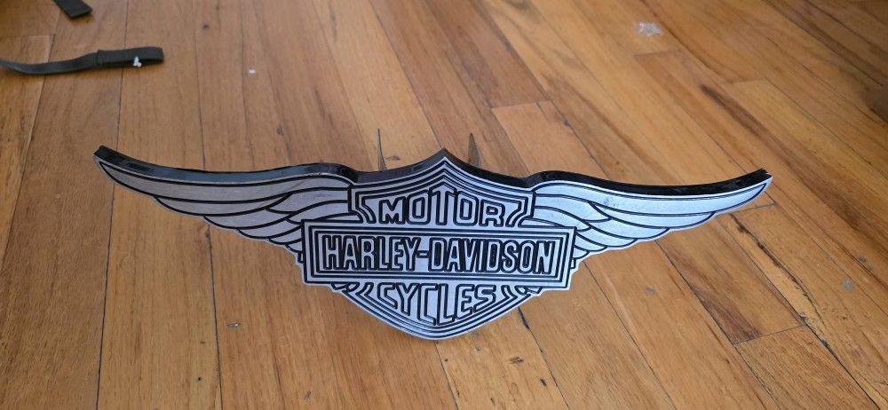 Vintage Harley-Davidson license plate bracket