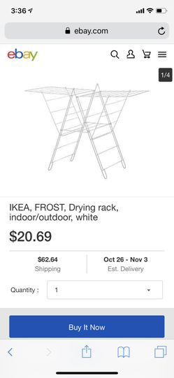 FROST Drying rack, indoor/outdoor, white - IKEA