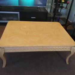 Ashley Solid Wood Coffee Table 48 Wide 22 Tall 36 Deep