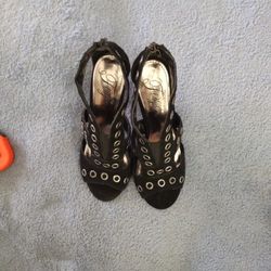 These Are Very Cute Fergie Black High Heels Size 8