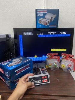 Mini Console Mini Nintendo Anniversary Edition Built in 620 Games Arcade Games 🕹 SHIPING AVAILABLE Mario and Luigii Figure Included