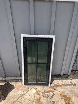 NEW Milgard Ultra Series Fiberglass Awning Window – Bronze, Low-E Dual Pane, 18” x 36”