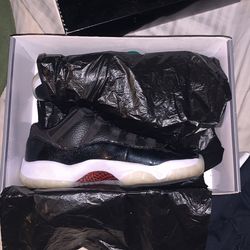Jordan 11 Retro Low Black/gym Red-white