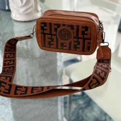 Crossbody Brown Leather 