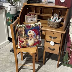 Children’s Vintage Wooden Desk