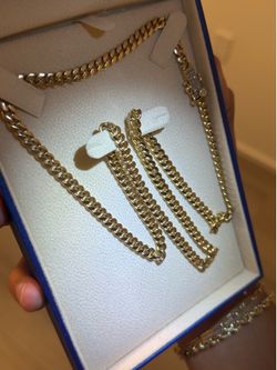 Solid Gold Cuban 14k Necklace Chain, Cheap‼️