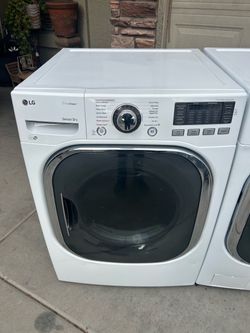 LG washer, and electric dryer