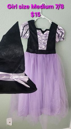 Girls witch costume