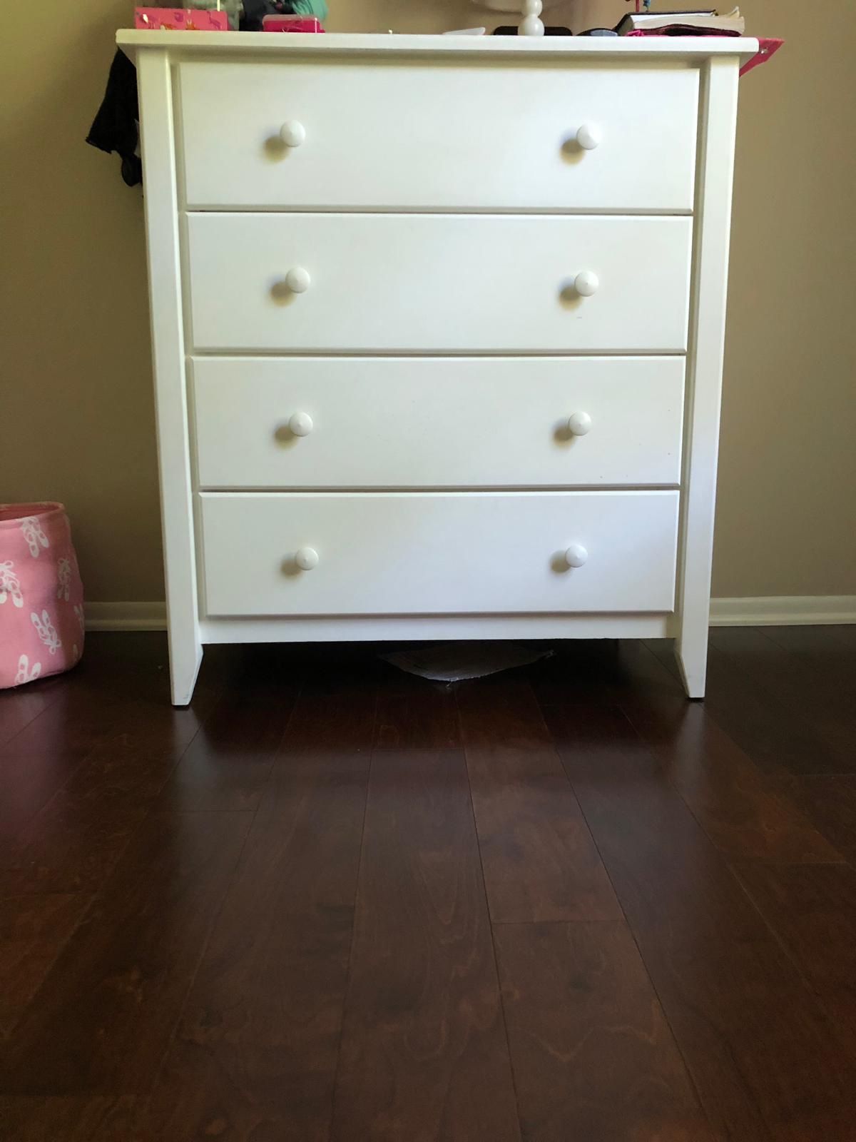 White dresser