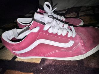 Burgundy vans (10.5)