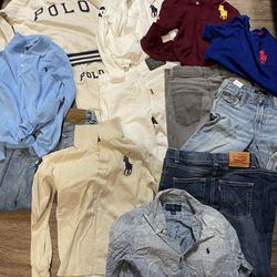 Boys clothes lot size 7 Ralph Lauren & Levi’s