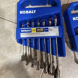 Kobalt 7PC MM reverse ratcheting combo wrenches