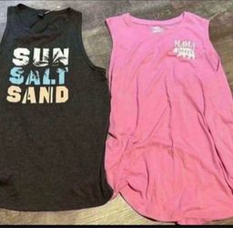 Juniors tanks size lrg brand new $5 each