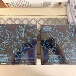 Phantasmal is Flames Pokemon Center Elite Trainer Box (Exclusive) - ME02: Phantasmal Flames (PFL)