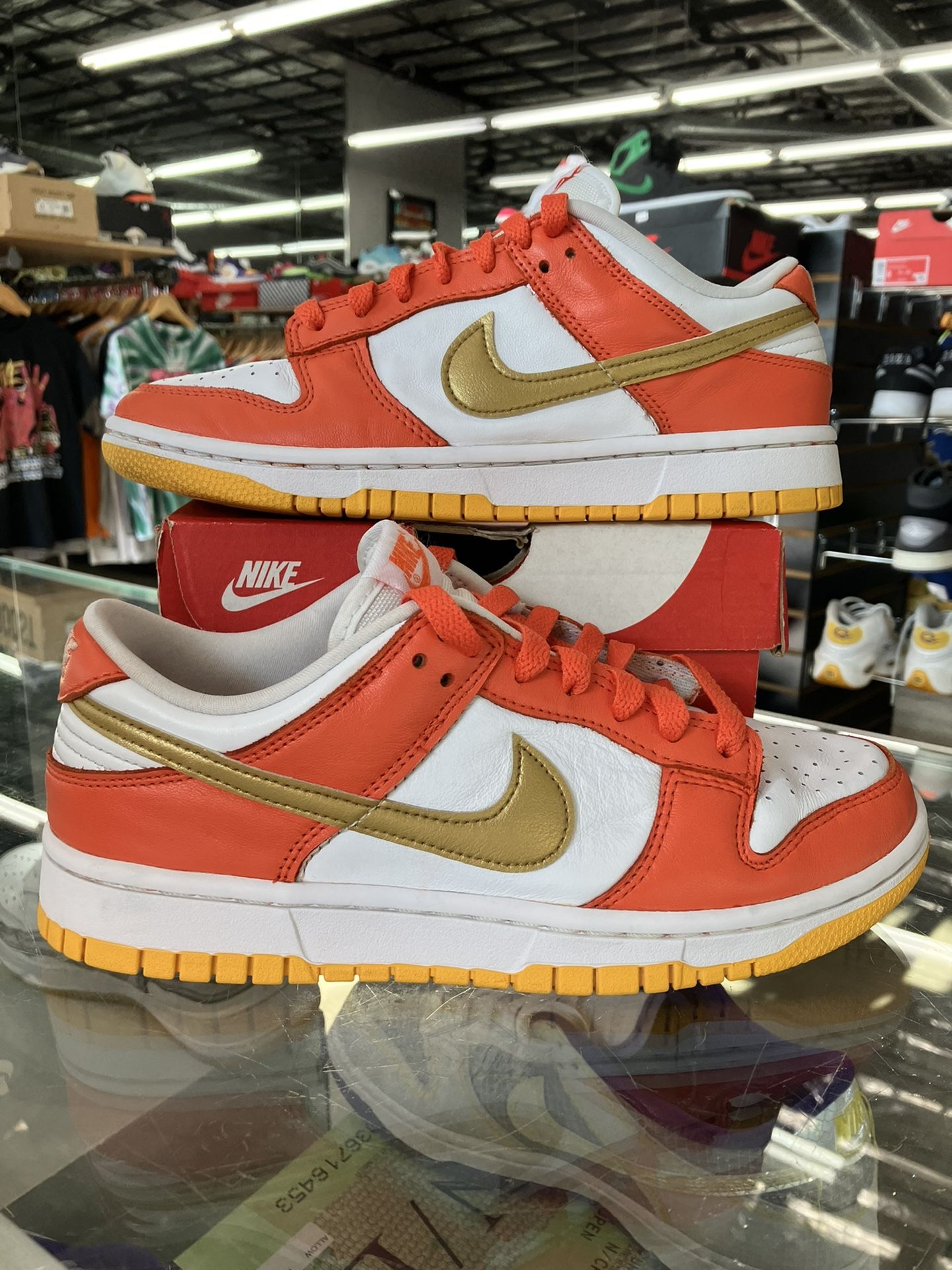 Women's Nike Dunk Low Orange University Gold