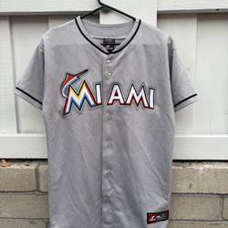 Miami Marlins Youth XL Majestic Jersey MLB Baseball