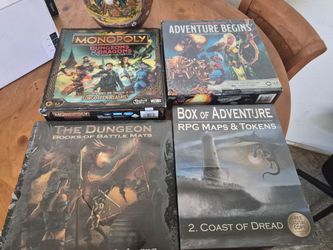 4 / brand new unopened DUNGEONS  & DRAGONS  board games