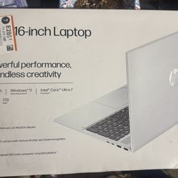 HP Omnibook 5 - 16 inch Touch Windows 11 Laptop Intel Core Ultra 7 AI PC 16GB RAM 1TB SSD Silver