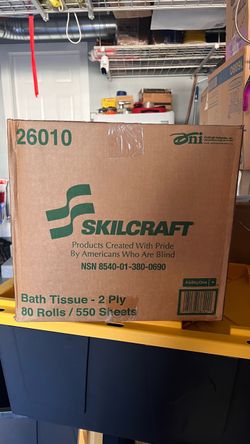 Unopened SKILCRAFT 80‑Roll Toilet Paper Boxes – $60 Each or All 4 for $200