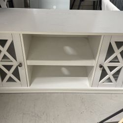 White TV Stand 