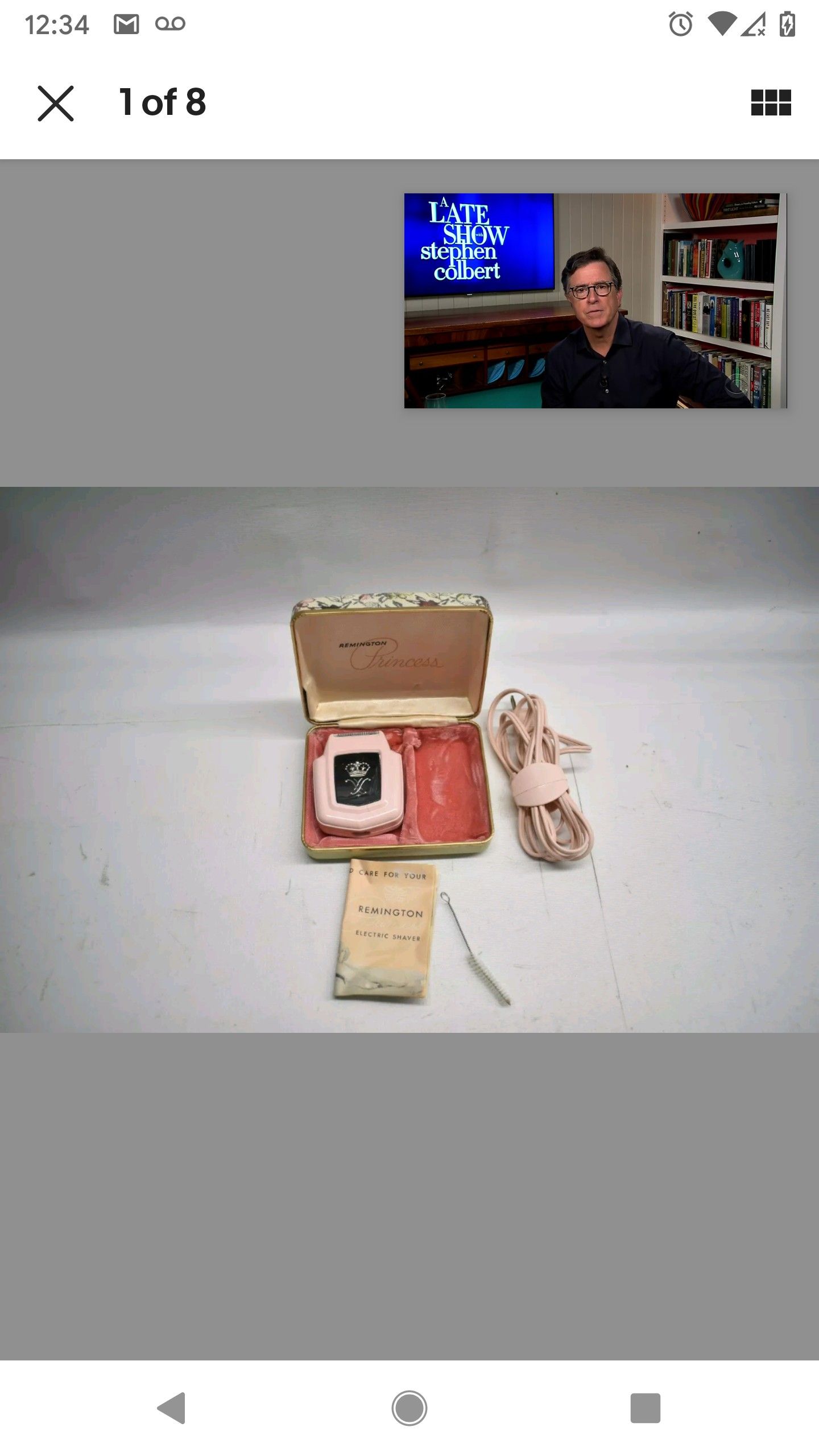 Nice Vintage Remington Princess Electric Razor W/ Case & Manual - USA Made Pink