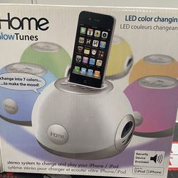 iHome GlowTunes LED Speaker - NEW Open Box - Y2K Retro
