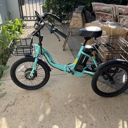 Tricycle E-bike Soumye Model S186 (350W) Foldable 