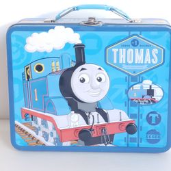 Thomas The Train Tank Engine Sodor Railway Metal Lunchbox Container 