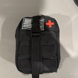 Emergency Survival Kit / Tactical MOLLE Bag w/ Swiss Army Multitool+ Extras