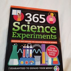 Kids Book 365 Experiments New