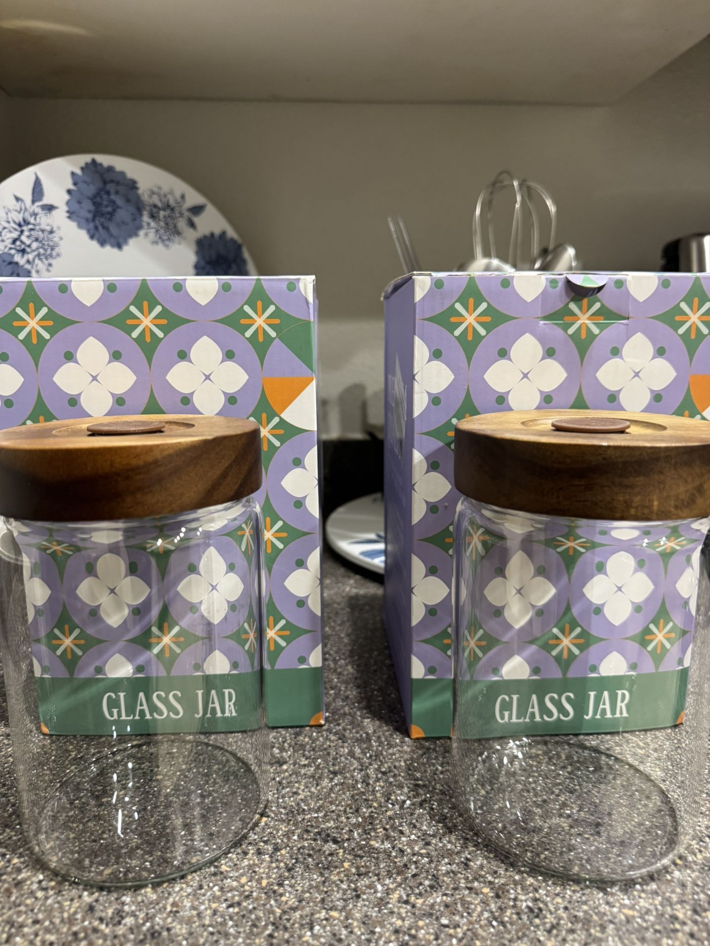 New Never Been Used Glass Jar