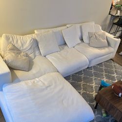 White Couch For Sale 