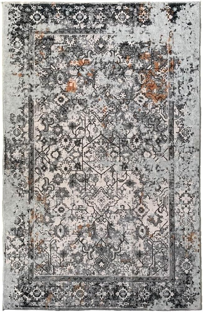 Washable Bohemian 3x5 foot area carpet, suitable for bathroom, bedroom, living room, kitchen, outdoor Bohemian printed carpet,