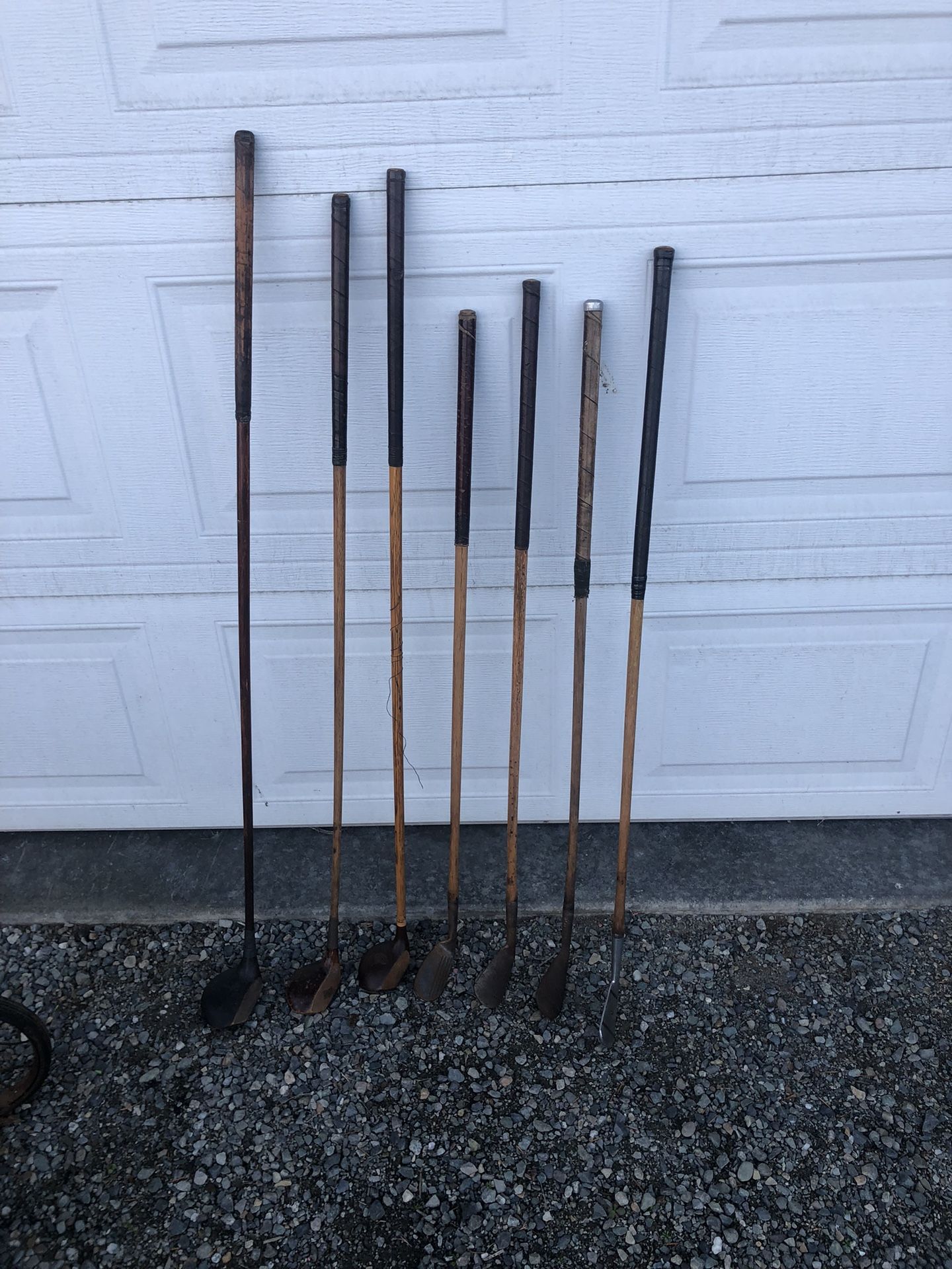 Antique Wood Golf Clubs
