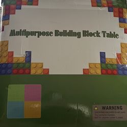 Multipurpose Building Block Table