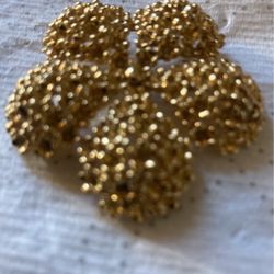 Mid Century Floral Broach