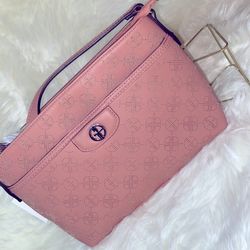 Giani Bernini Perforated Crossbody Sunset/Silver