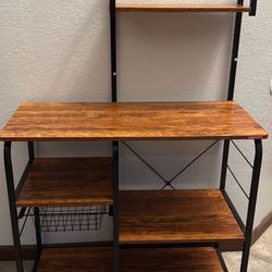 Kitchen Cabinet With Wire Basket 