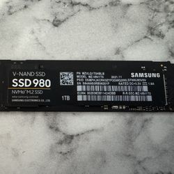 Samsung NVMe M.2 SSD 980 1TB 