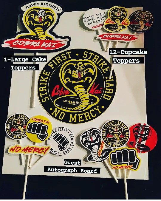 Birthday Cobra Kai Birthday Decorations